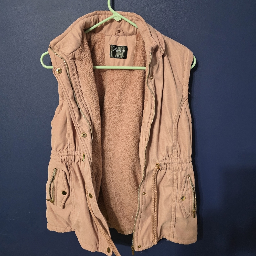 Palmares vest dusty rose size M